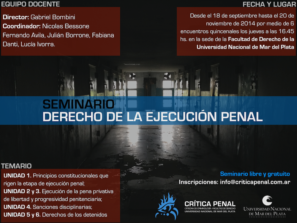 Seminario Ejecución Penal